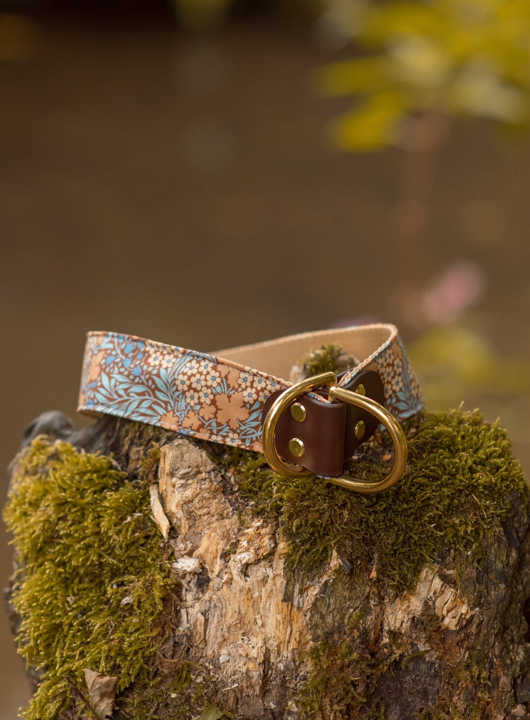 Floral Slip Collar Autumn Dog Collar Biothane Slip for Dogs jora Etsy UK