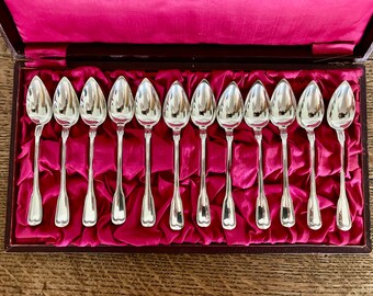 Delheid Frères: 12 coffee spoons, Chinon model