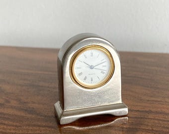 Silver-plated mini pendulum, Saint Hilaire Paris