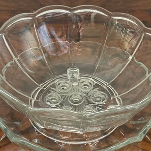 Clear Luxval Fruit Test (Val Saint Lambert), series Moulures Cotes Plates "A"