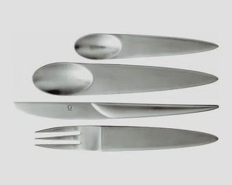 Appetize, Nedda El-Asmar: 12-piece brushed steel cutlery, Gense, Sweden