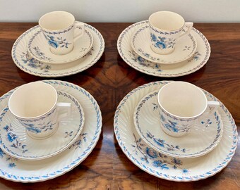 Four-piece coffee set, Petrus Ragout & Co, Maastricht, decor 33