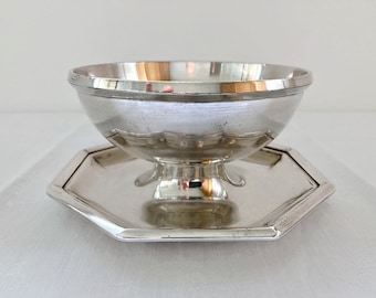Gallia silver plated sauce boat