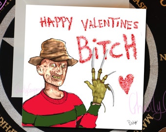 Freddy Valentine's Day Card - With Glitter!
