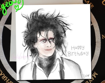 Edward Scissorhands Card- 'Happy Birthday'