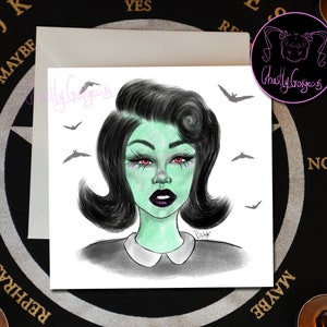 Gothic Girl - Kaart - GRATIS personaliseren!