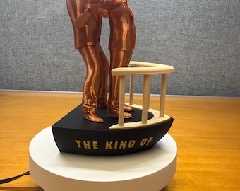 Donald Trump and Jeffrey Epstein in Titanic - Friendship Statue - Black Base - 2026