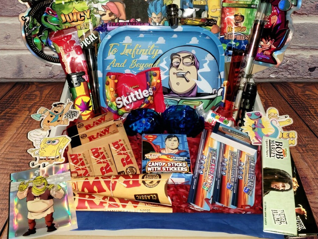 Smokers Gift Box Personalised Cartoon