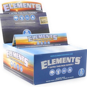 5 x Elements King Size Slim Elements Papers 110mm