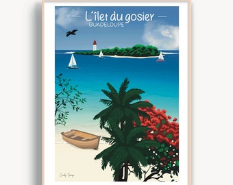 Illustration imprimée Guadeloupe