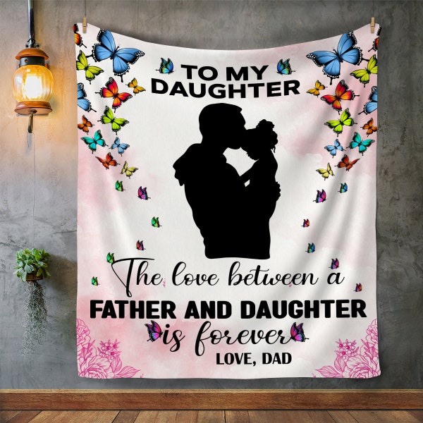 Daddy Daughter Blanket Etsy