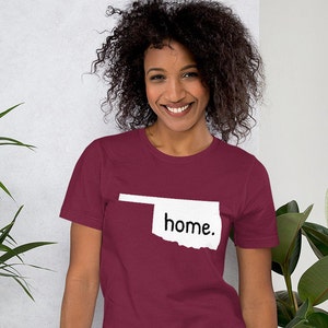 Oklahoma Home tee, Oklahoma t shirt, Home state, unisex t-shirt