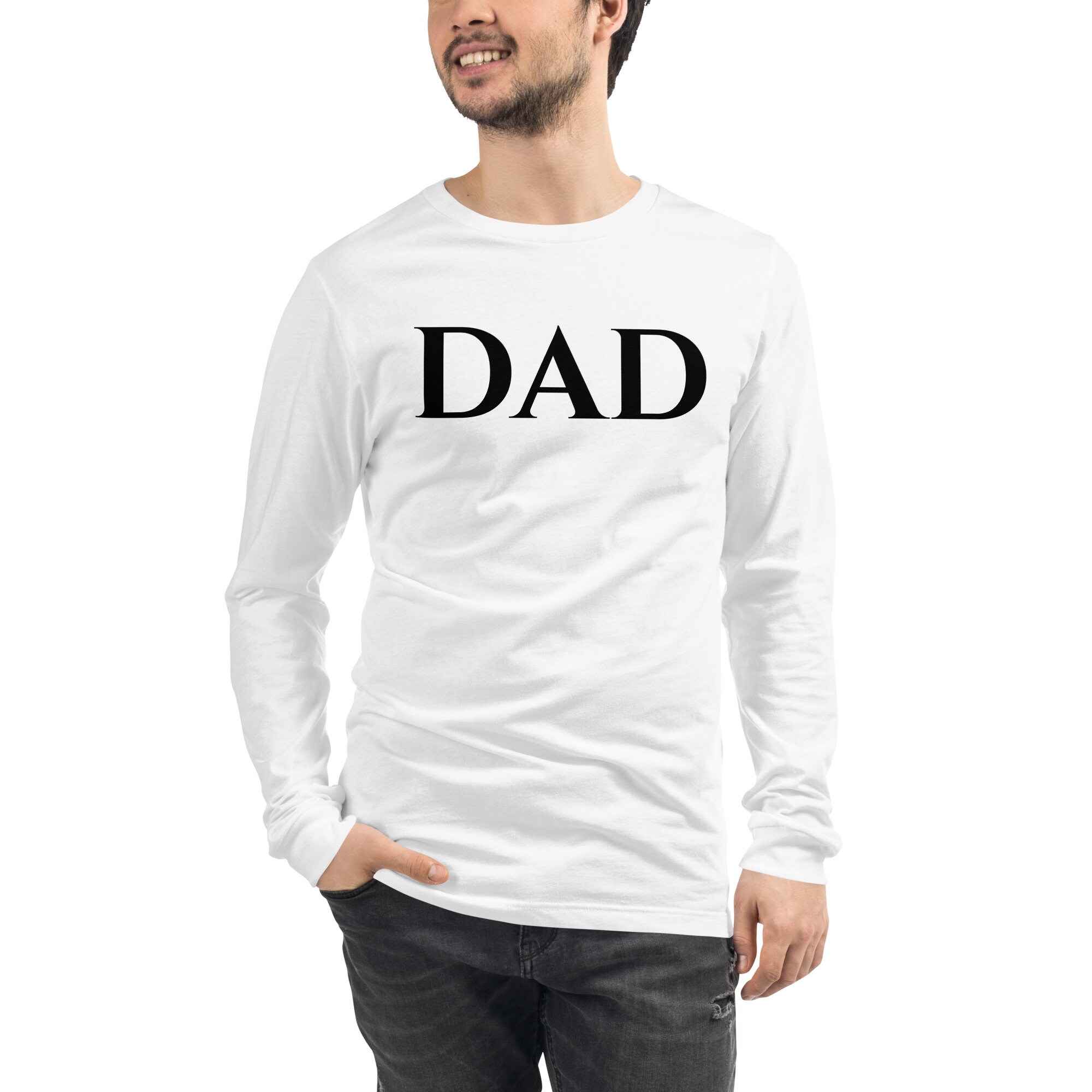 トップス wide dad Dad LONG-SLEEVE T-SHIRTS D.NVY Men's New York Yankees Navy Father's Day #1 Dad Long Sleeve