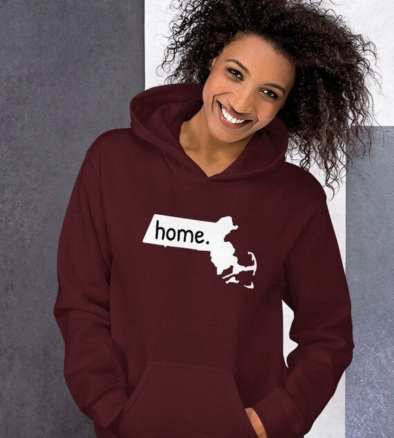 Sudadera con capucha de Massachusetts Home, sudadera con capucha