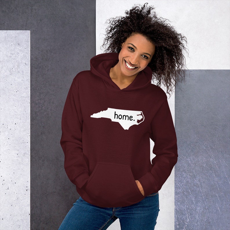 North Carolina Home hoodie, North Carolina hooded sweatshirt, home state hoodie, Unisex Hoodie
