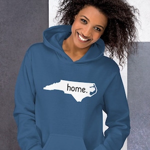 North Carolina Home hoodie, North Carolina hooded sweatshirt, home state hoodie, Unisex Hoodie