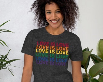 Love is Love t shirt, pride tee, pride month, ally, Unisex t-shirt