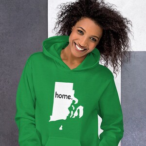 Rhode Island Home Hoodie, Rhode Island Kapuzenpullover, Home State Hoodie, Unisex Hoodie