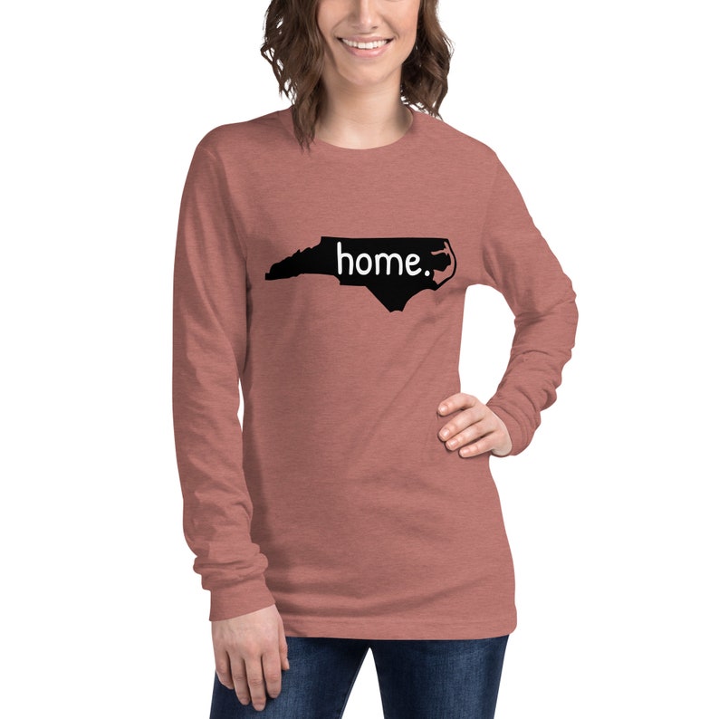North Carolina home long sleeved tee, North Carolina tee, home state tee, Unisex Long Sleeve Tee