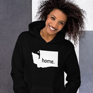 Washington Home hoodie, Washington hooded sweatshirt, home state hoodie, Unisex Hoodie