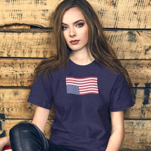 Upside down flag t shirt, nation in distress, we are not okay, resist, protest, democracy, Unisex t-shirt