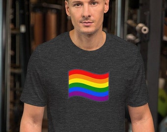 Pride flag t shirt, pride tee, pride month, love is love, unisex t-shirt