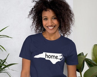 North Carolina Home t shirt, North Carolina tee, Home state, unisex t-shirt