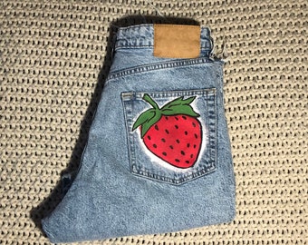 strawb jeans