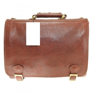 Italian Leather briefcase Genuine Leather Satchel Messenger Bag, Laptop case