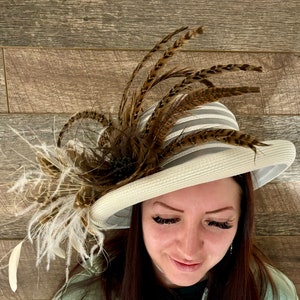 White Poly Braid Hat image 5