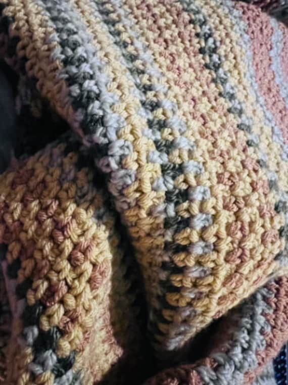 28 Crochet Temperature Blanket Patterns with Squares, Stripes, Hexagons 28 Fill As You Go- Custom Crochet Temperature Blanket