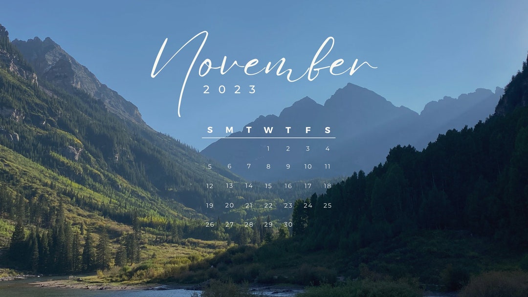 Nature Neutral Screensaver 2023 Digital Download Mountains Etsy