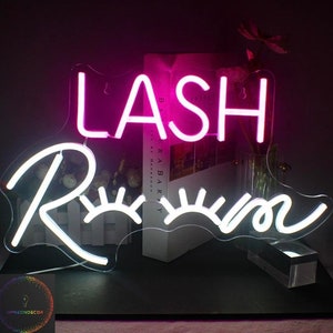 1pc Lash Studio Neon Sign, Lashes Room Decor, LED Neon Light Business Neon  Signs, For Lash Lounge, Studio, Beauty Salon, Office Decorations
