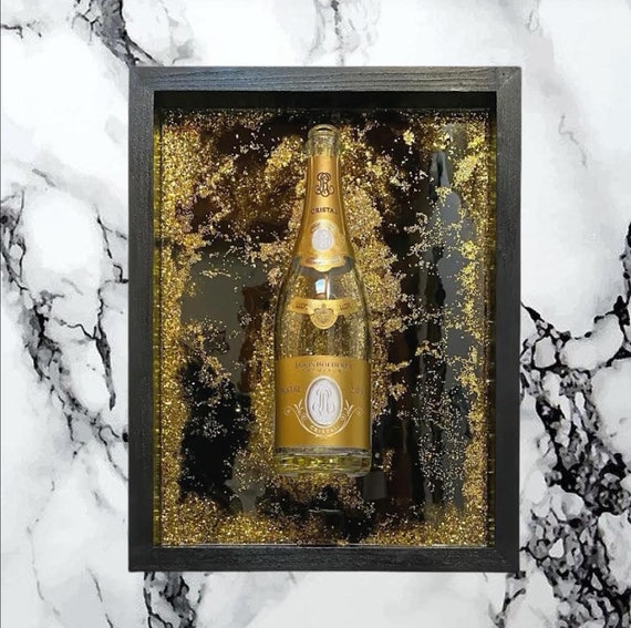 Champagne Framework, Louis Roederer Cristal 2015 Gold&black Wall  Decoration, Gift Idea, Gift for Christmas, Original Birthday Gift - Etsy | Champagner & Sekt