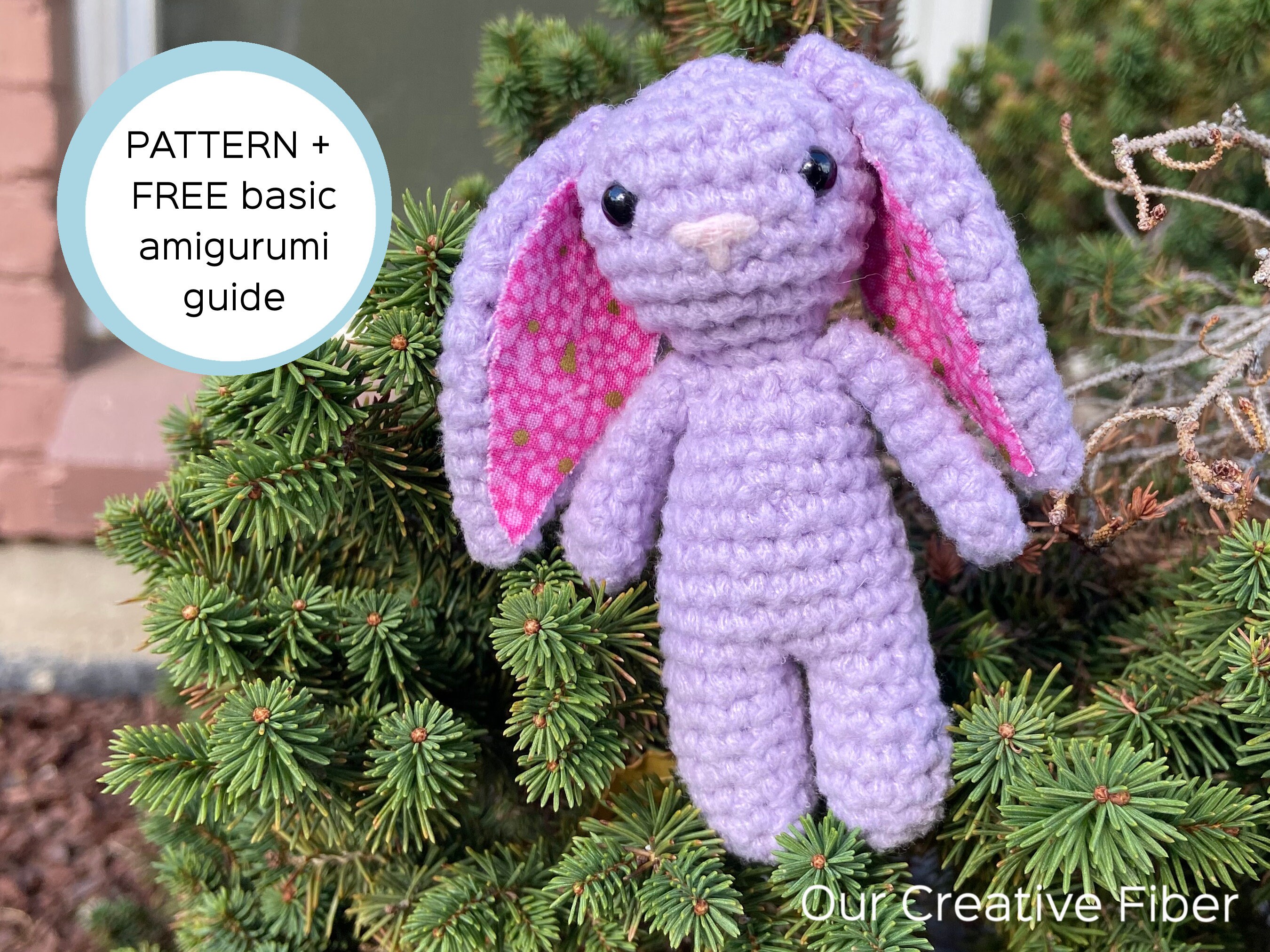 Bunny Crochet Pattern printable English PDF Tutorial File - Etsy