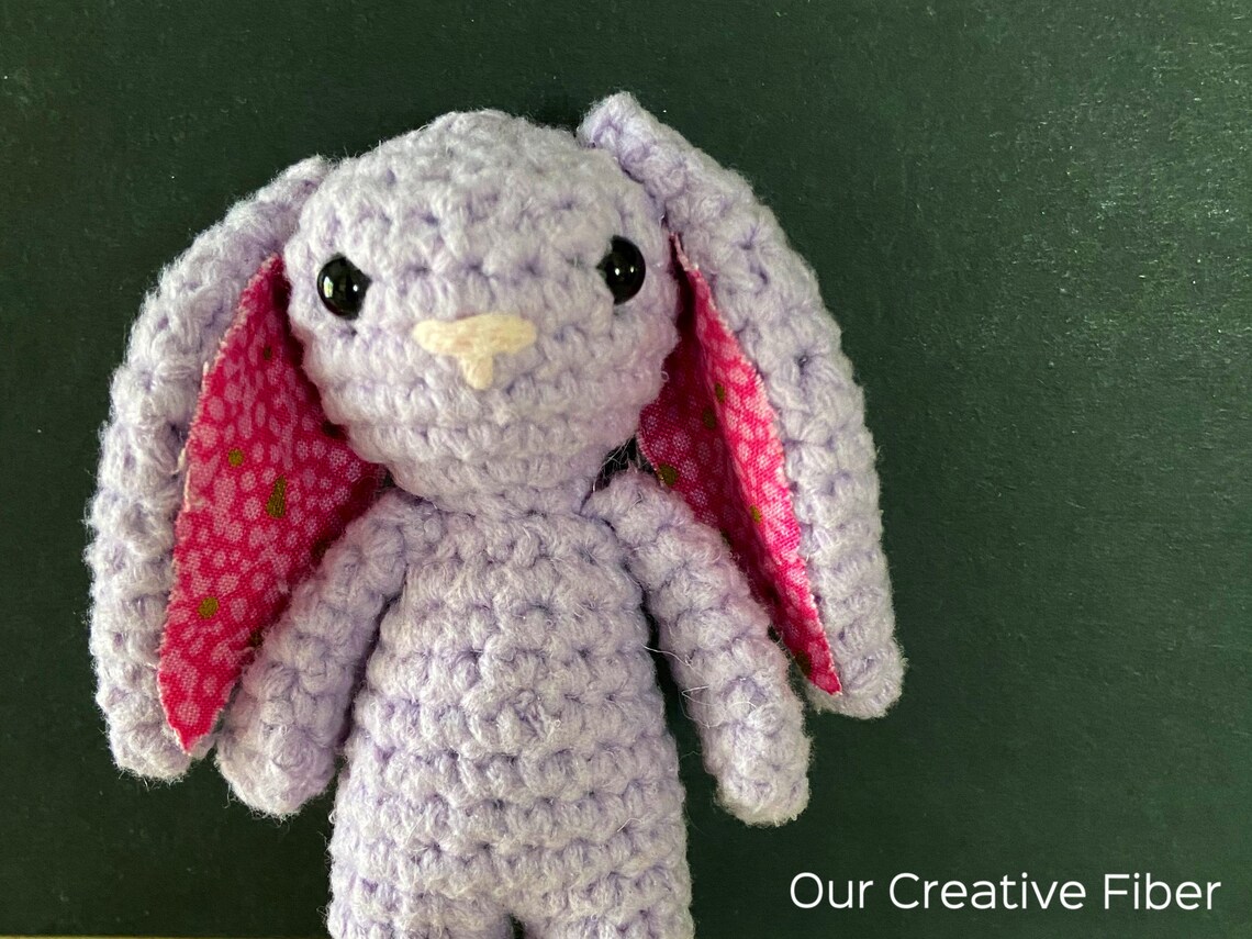 Bunny Crochet Pattern printable English PDF Tutorial File - Etsy