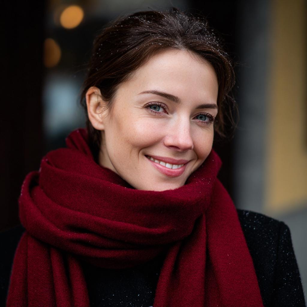 Winter Red Luxury Cashmere Scarf | 100% Pure Cashmere | Unisex