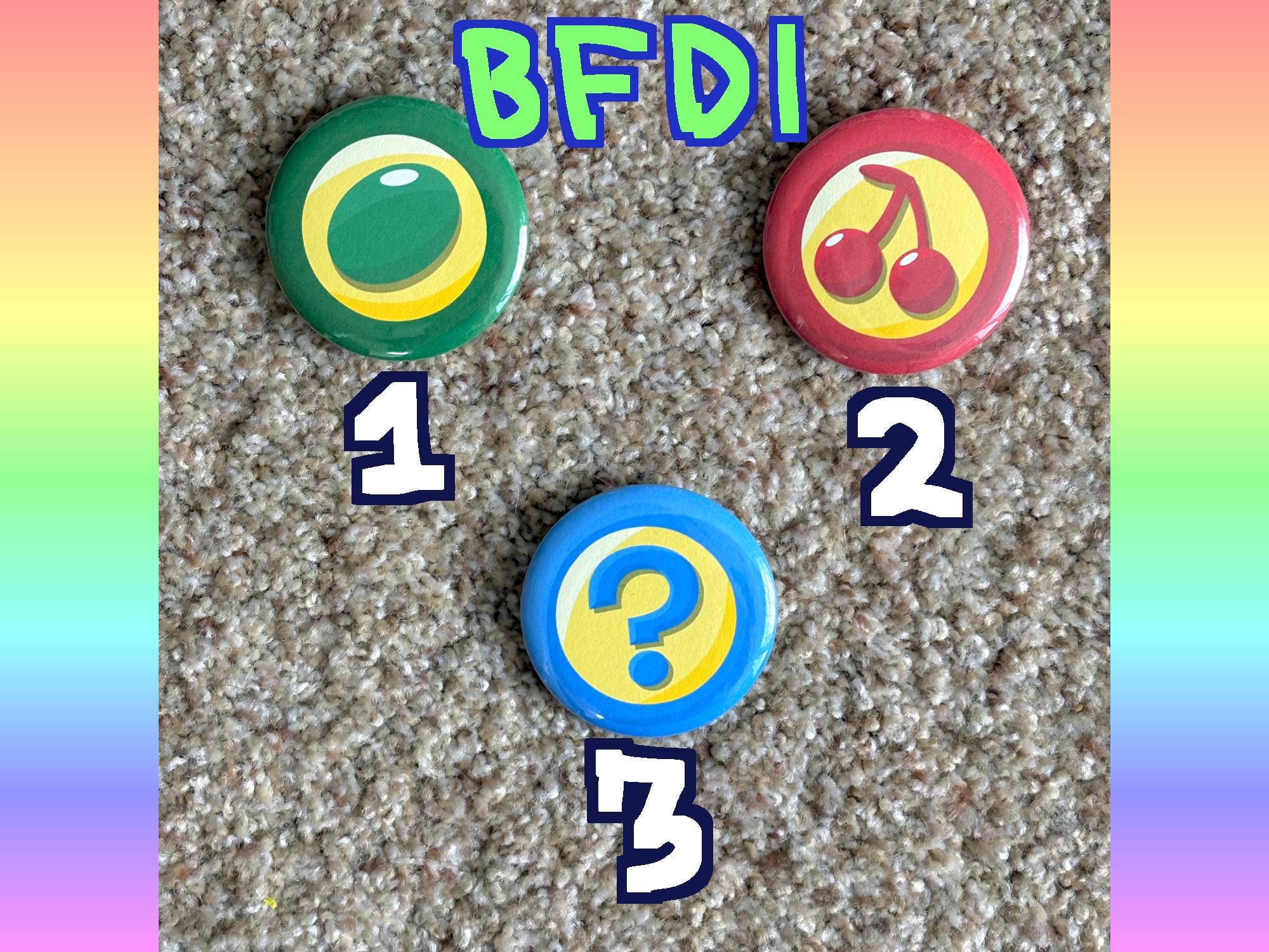 Bfdi, Bfdia, Bfb, Tpot Team Logo Pins! (2.25in/5.7cm) (comes in ...