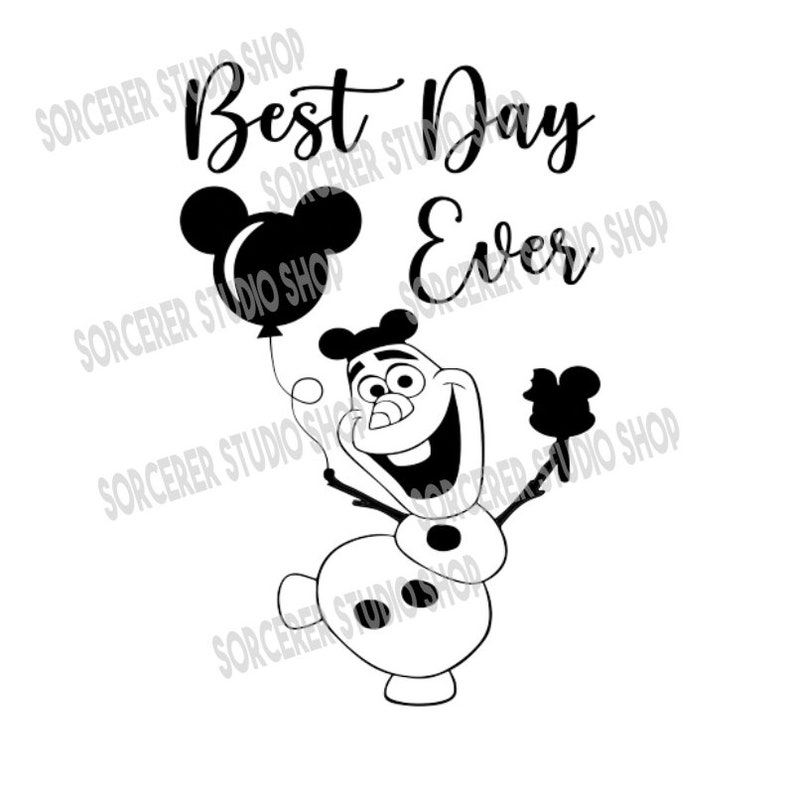 Olaf Best Day Ever SVG, PNG, JPG Etsy