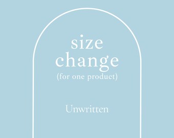 Size change for one of our products