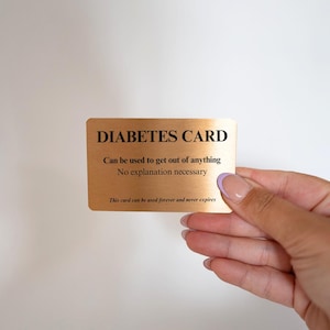 Diabetes Card: Humorous Encouragement Gift image 4