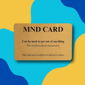 Carte MND - humour ironique - encouragements
