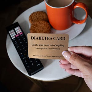 Diabetes Card: Humorous Encouragement Gift image 9