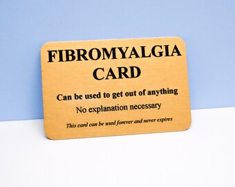 Fibromyalgia Card: Tongue-in-Cheek Humor, Encouragement Gift