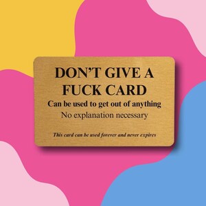 Carte Don't don't don't don't show - ironique - humour noir - zéro fou