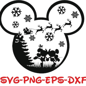 Christmas SVG, Christmas Svg, Mickey Christmas svg, Christmas Mickey svg, Mickey Santa svg, eps, Christmas 2023
