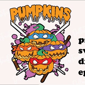 turtle pumpkıns svg,halloween svg,ninja svg