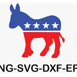 Democrat SVG, Democrat Donkey SVG