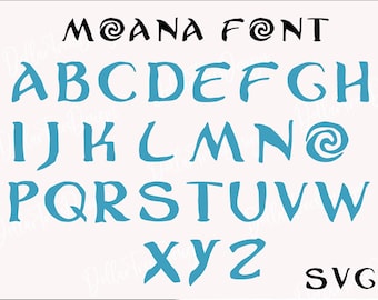 moana font svg, moana font cricut, moana font, moana svg