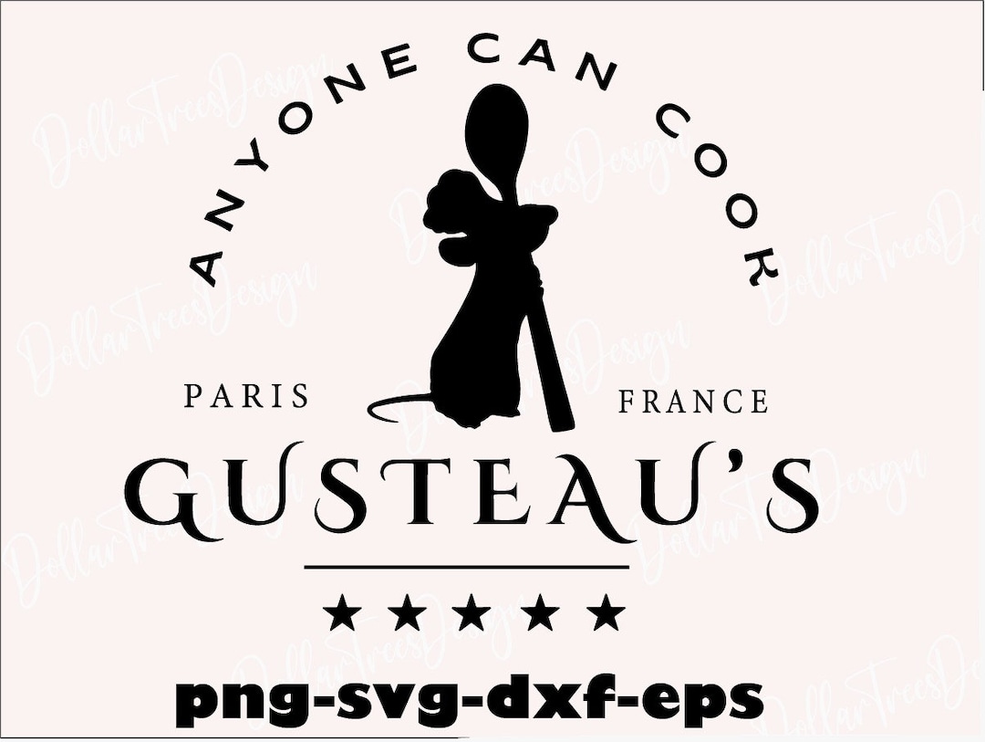 Gusteaus Svgcook SVG - Etsy